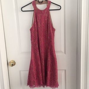 Dress the Population halter-style open-back dress